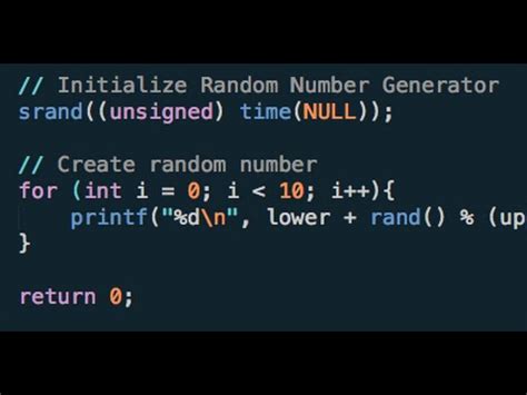 Random Int In C Code Example