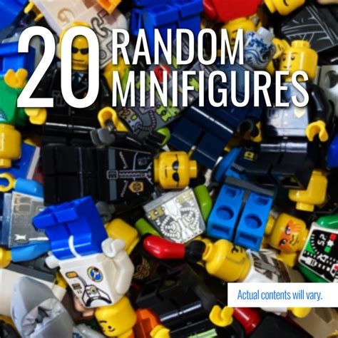 Random LEGO® Minifigures x 20 — Brick Bin