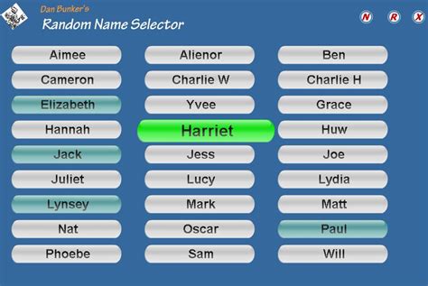 Random Name Selector From List