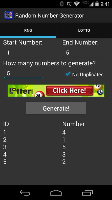Random Number for Android