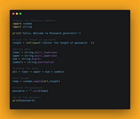 Random Password Generator Using Python How To Create Password Mobile