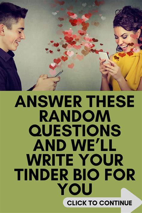 Random Questions On Tinder