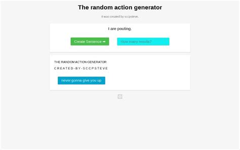 Random action generator.  While this tool doesn&rsquo;t invent new words, it does provide a wide va...