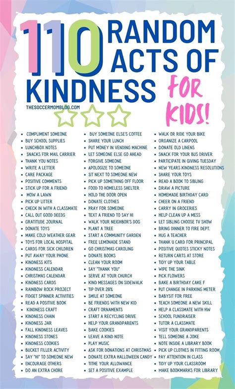 Random acts of kindness ideas for high school students.  Acts of Kindness These...