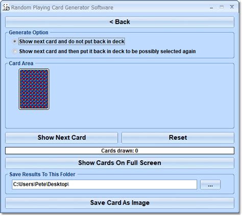 Random card.  Generate random playing cards online with our free tool.  Free c...