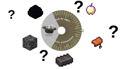 Minecraft Challenges to Spin the wheel, that you can use to pick a random item from the list: 1st to get full wooden tool and leather armor set, 2 stacks of wood, Whoever gets more points for food in 5 minutes wins (value in notebook), 1st to make a decent house, 1st to get a stack of Iron, 1st to get a stack of coal, 1st to get a set of iron tools, 1st to get a set of …. 