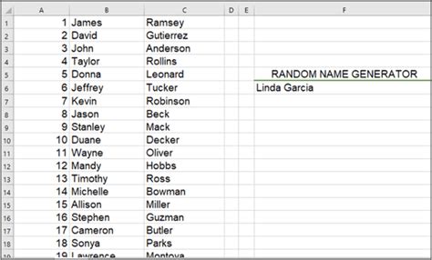 Random name generator excel no repeats.  Random Object Generator Random Obj...