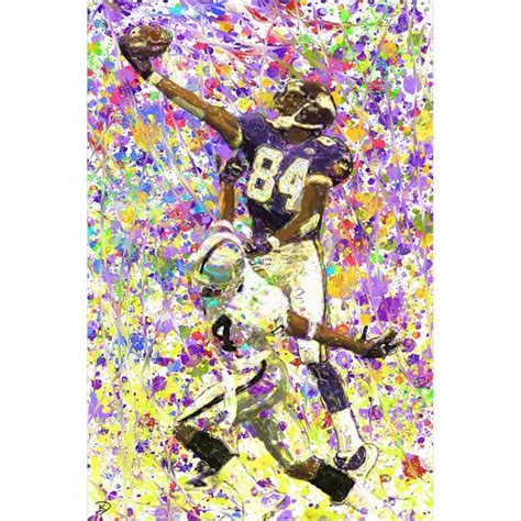 Randy Moss Poster Man Cave Art Etsy