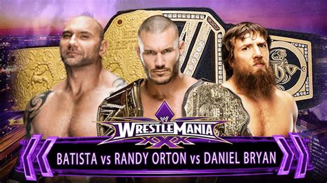 Randy Orton vs Batista vs Daniel Bryan - Dailymotion