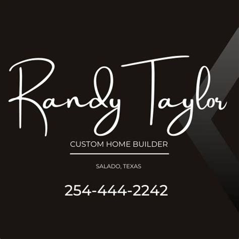 Randy Taylor Custom Builders, Inc Salado TX - Facebook