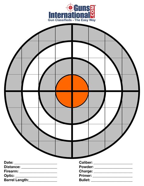 Range Targets Printable