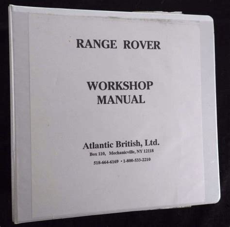 Range rover 87 1988 1989 1990 1991 download del manuale di officina. - Gas powered club car service manual.