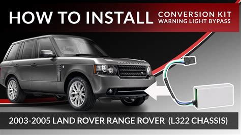 Range rover l322 warning lights.  When you This is a pair of custom front side l...