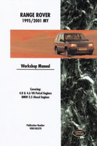 Range rover official workshop manual 1995 2001. - 1992 1997 honda cb750 f2 service manual.