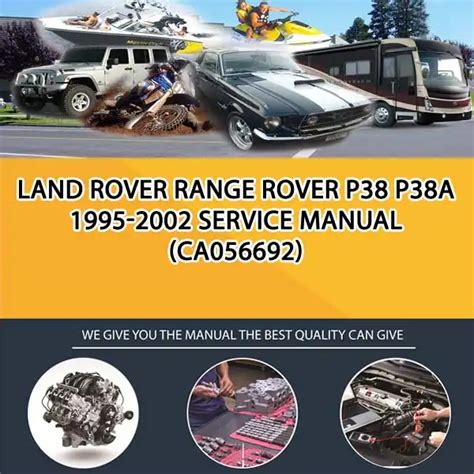 Range rover p38 p38a 2002 repair service manual. - Triumph ideal 3915 95 repair manual.