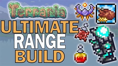 Ranged build terraria. Ranged weapons are weapons which are used in ranged combat. The defining trait of ranged weapons is generally their requirement of ammunition in order for the weapon to operate.. Ranged weapons are roughly categorized into bows, repeaters, guns, and launchers.Note that Terraria classifies consumable weapons as ranged weapons as … 