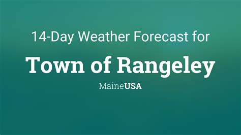 Rangeley, Maine Current Weather Forecasts, Live Radar Maps