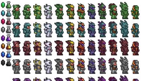 Ranger armor terraria. Bows are, of course, the only best ranged weapons to start out with. Aiming practice and all that. Get a gun as soon as you can; ammo is harder to get but they do more damage and are easier to aim. For pre-hardmode I'd recommend the Phoenix Blaster and Meteor Shot or Silver Bullets. If you'd like to try your hand at ranged weapons with melee ... 