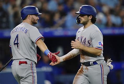 Rangers overcome Scherzer’s early exit to beat Blue Jays 6-3, leapfrog Toronto in wild card