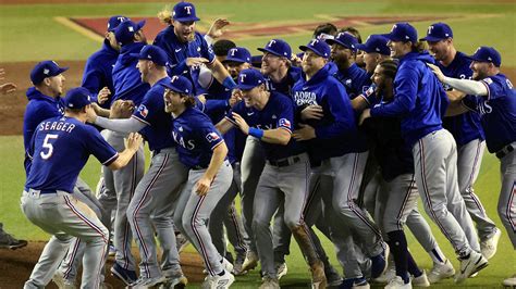 Rangers win first World Series in franchise history
