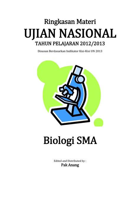 Rangkuman Biologi Un Sma - BELAJAR