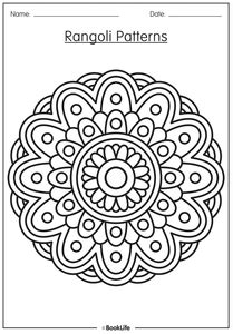 Rangoli Pattern Activity Sheets Free BookLife