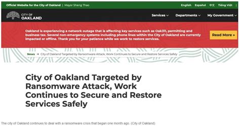 Ransomware fallout: Could lawsuits break Oakland’s silence?