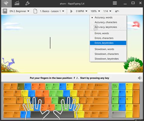 Rapid Typing Tutor 