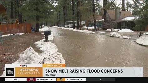 Rapid snow melt is causing flooding in Hayden