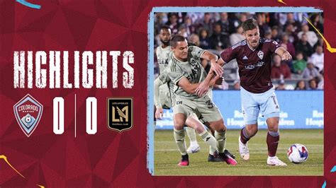 Rapids manage to hold defending MLS champions LAFC off the scoresheet but are unable to score in 0-0 tie