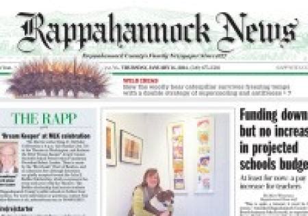 Rappahannock newspaper. The Rappahannock News and Piedmont Virginian magazine are published by Rappahannock Media. PO Box 59 Washington VA 22747. (540) 675-3338. M-F, 8:30 am-5 pm. 