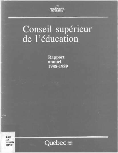 Rapport annuel 1988, parite v : l'enseignement de la langue seconde. - Algebra handbook for gifted middle school students by serife turan.