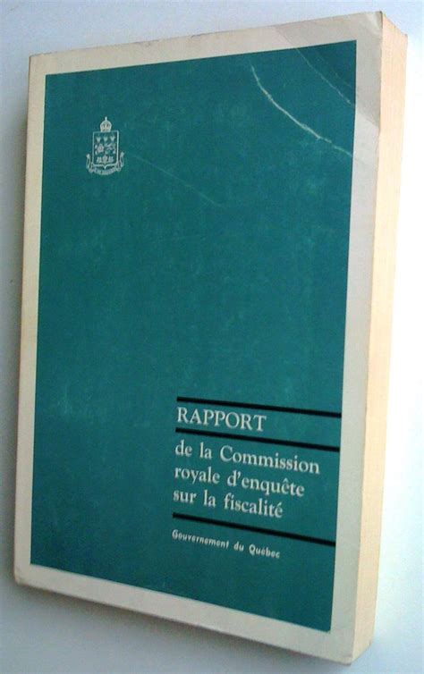 Rapport de la commission royale d'enquête sur la fiscalité. - Urteilsfähigkeit in psychologischer, psychiatrischer und juristischer sicht..