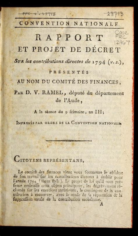 Rapport et projet de de cret sur les contributions de 1793. - Study guide to copstead and banasik pathophysiology.