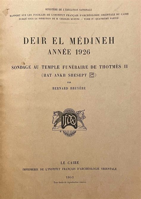 Rapport sur les fouilles de deir el médineh (1922/23  ; rapports préliminaires). - Deutz fahr k 90 100 110 120 front axle agrotron tractor service repair workshop manual.