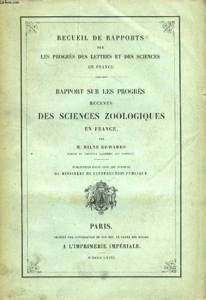 Rapport sur les progre  s re cents des sciences zoologiques en france. - Rebuild manual for mercury 225 promax.