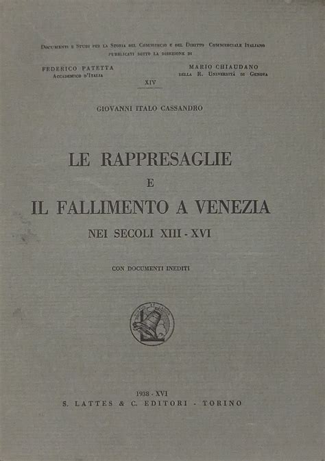 Rappresaglie e il fallimento a venezia nei secoli 13 e 14 di giovanni italo cassandro. - 1989 audi 100 rod bearing manual.