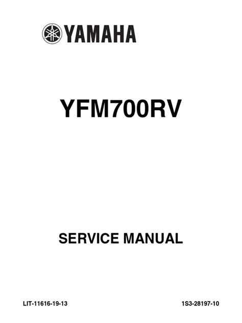 Raptor 700 service manual lit 11616 19 13 yamaha. - Subsea engineering handbook yong bai free download.
