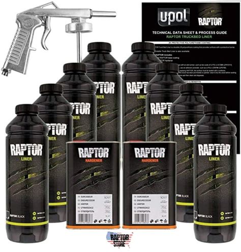 Raptor liner 2 gallon kit.  &bull; The 1 US Gallon Raptor Liner Kit is the i...