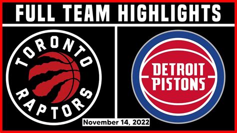 Raptors vs pistons. Things To Know About Raptors vs pistons. 