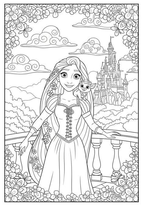 Rapunzel Tangled Coloring Book
