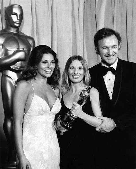 News Photo - Getty Images. Raquel Welch, Gene Hackman And Cloris Leachman. Actors (L-R) Raquel Welch, Gene Hackman and Cloris Leachman (holding her Best …. 