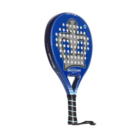 Raquette de padel adulte Black Crown Piton 11 bleu