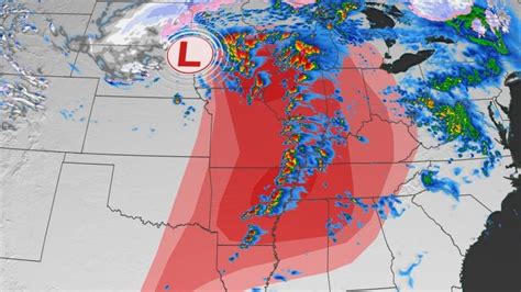 Rare ‘high risk’ storm alert issued for parts of Midwest and Mid-South including potential for violent, long-track tornadoes