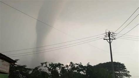 Rare big tornado near Myanmar capital kills 8
