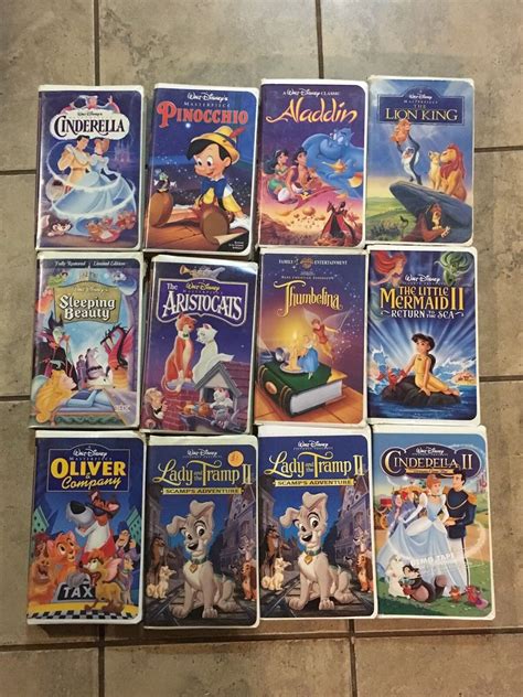 Own any of these old Disney VHS tapes? You could be sitting on big bucks