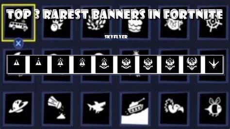 the rarest banner was awarded to fortnite alpha testers. the 