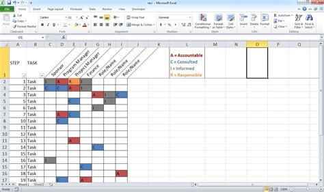 Rasic Chart Excel Template Master of Documents