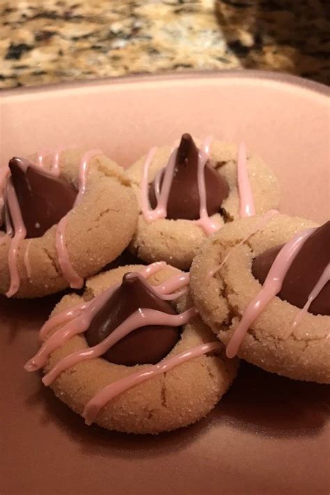Raspberry Almond Kiss Cookies