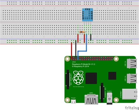 Raspberry Pi: Luftfeuchtigkeit und Temperatur messen.